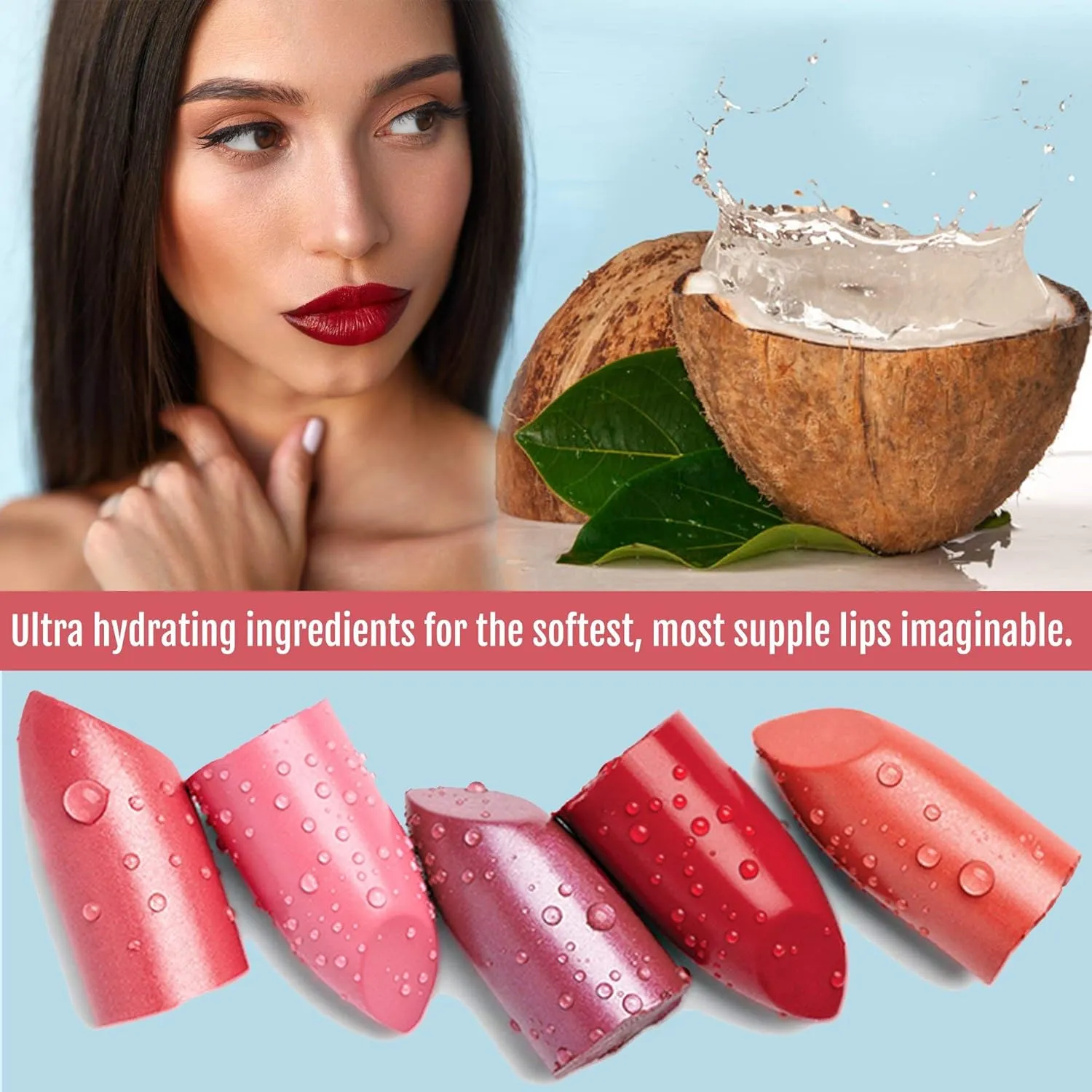 Organic Lipstick 100% Natural Hydrating Antioxidant-Rich, Made in USA, Dragonfruit