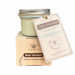 Organic Bee Venom Soothing & Repair Moisturizer - Anti-Aging Face Cream with Bee Venom (Nature's Botox) - For Fine Lines, Wrinkles, and Redness - 4 oz