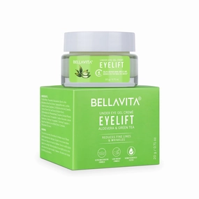 Organic EyeLift Hydrating Natural Under Eye Cream Gel for Dark Circles, Puffy Eyes, Wrinkles & Removal of Fine Lines for Women & Men, 20 gm