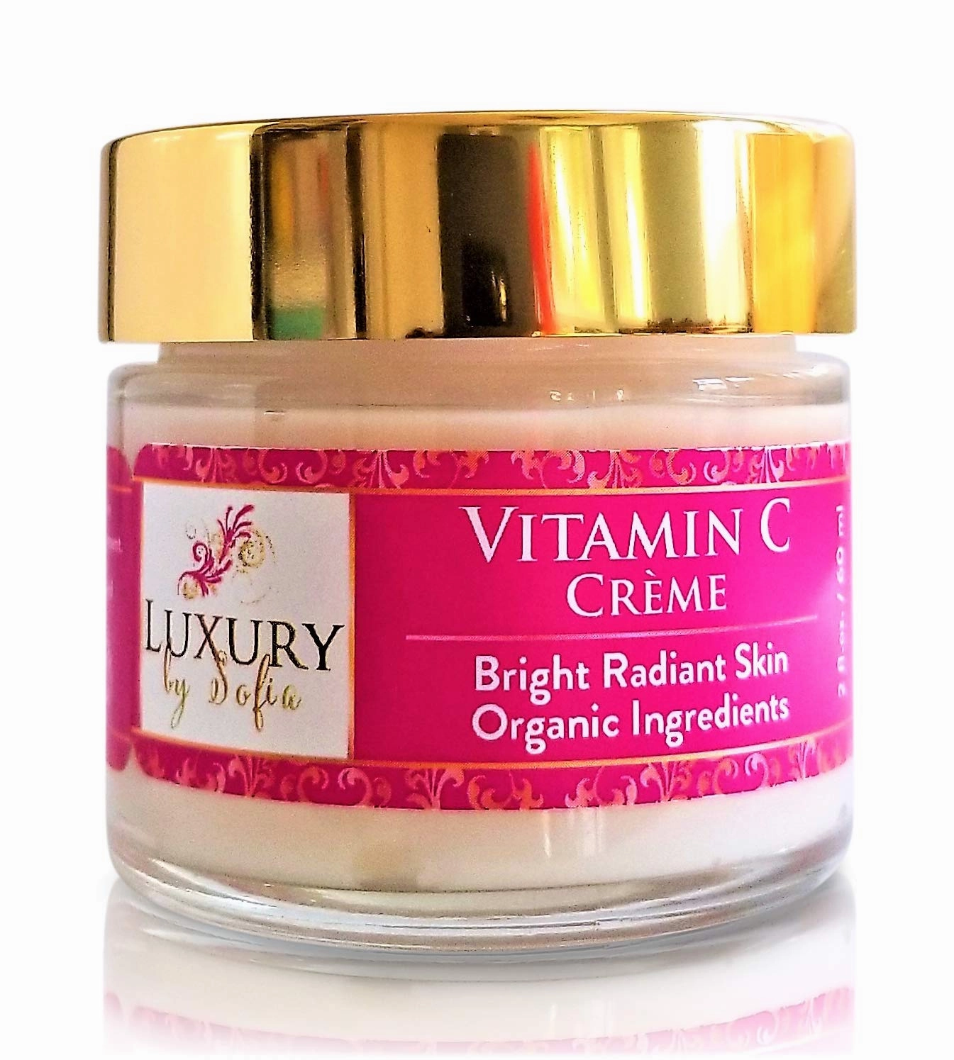 Organic Vitamin C Moisturizing Face Cream | Bright, Fresh, Radiant & Youthful Complexion | Boost Collagen, Reduce Appearance of Wrinkles, Fine Lines, Discolorations & Sun Spots