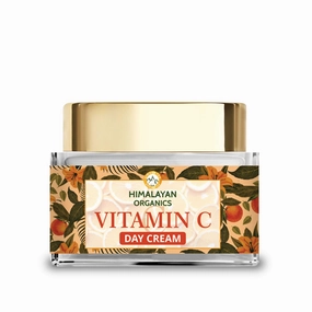 Organics Vitamin C Face Day Cream With SPF 25 UVA/UVB PA    | Parabens & Sulphate Free | Anti Pigmentation | Skin Brightening | Radiant & Glowing Skin - 50ml