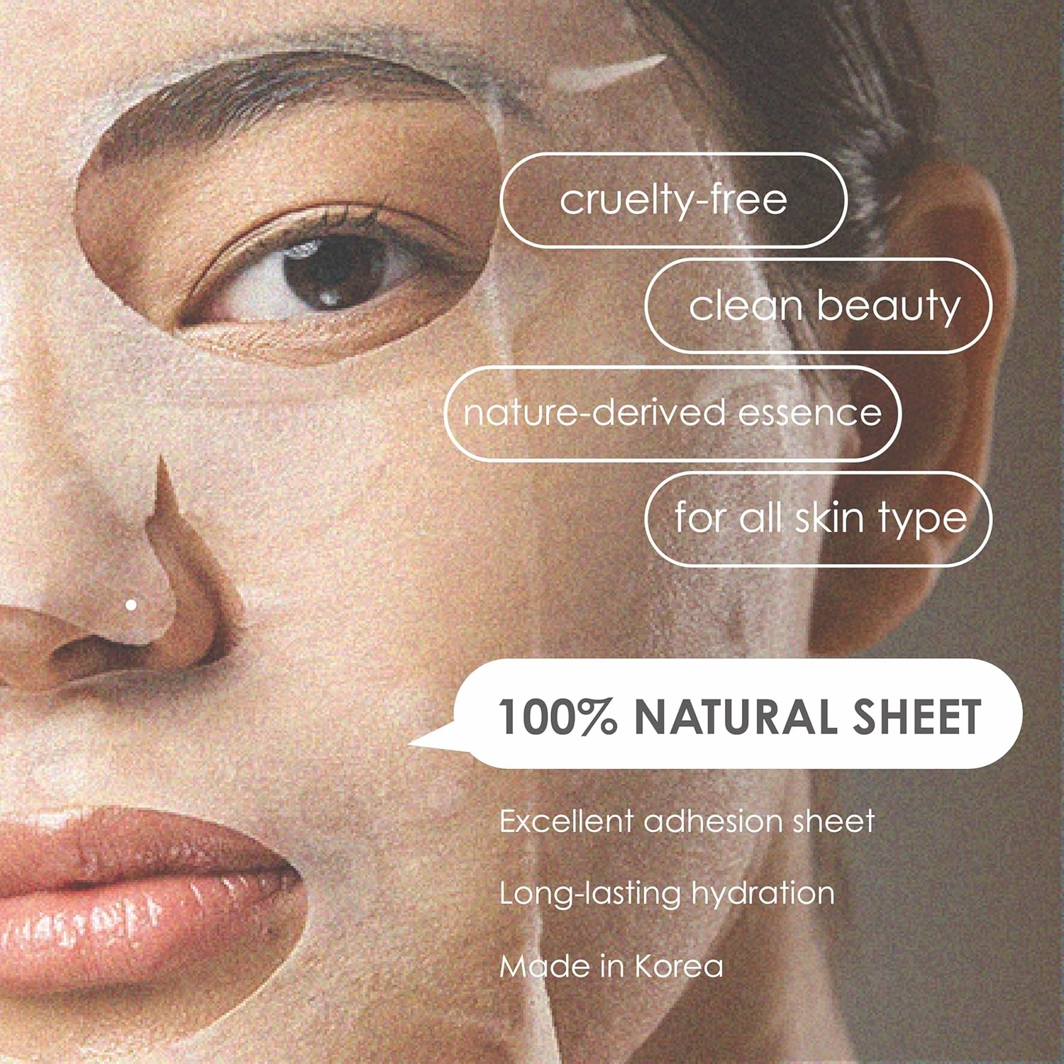 Original Derma Beauty Collagen Face Masks 12 PK Vegan Ultra Soothing Rosehip Face Mask Skin Care Sheet Masks Set for Beauty & Personal Care Korean Face Mask