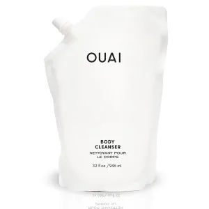 OUAI Body Cleanser Refill, Melrose Place - Foaming Body Wash with Jojoba Oil and Rosehip Oil to Hydrate, Nurture, Balance, Soften Skin - Paraben, Phthalate and Sulfate Free Skin Care (32 Fl Oz)