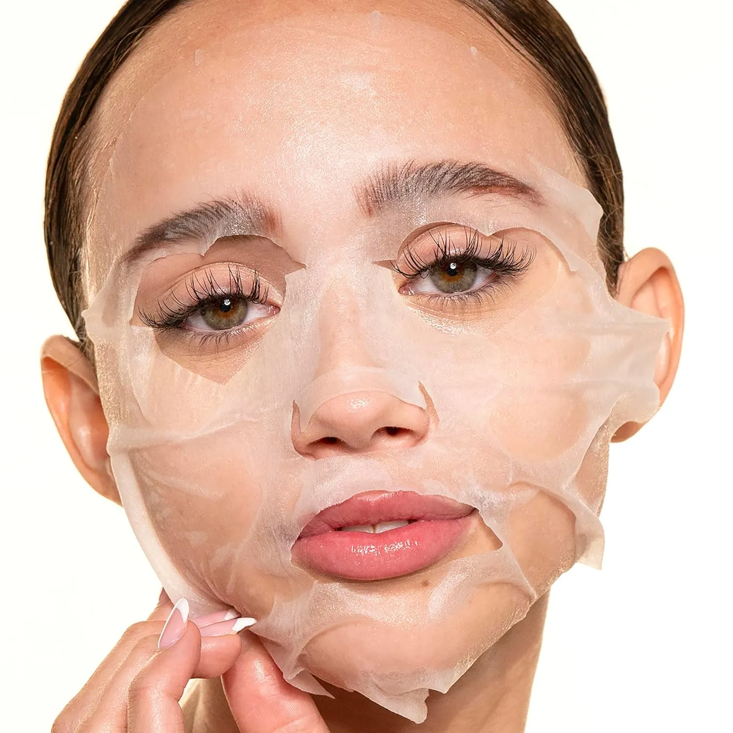 Pacifica Vegan Collagen Hydrate & Plump Face Mask 4-Pack – Hydrating & Plumping Peptide-Infused Sheet Mask for Dewy Skin, with Vegan Collagen, Cucumber & Aloe, Clean Beauty Skincare​