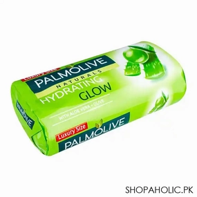 Palmolive Naturals Hydrating Glow Soap With Aloe Vera & Olive, Luxury Size, 165g