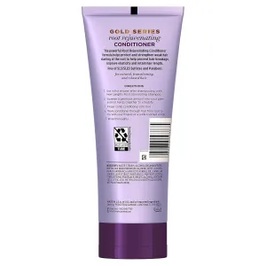 Pantene Gold Series Root Rejuvenating Conditioner with Apricot Oil & Green Tea, Moisturizes & Fortifies, for Natural, Textured, Curly, Coily Hair, Sulfate Free, 11.1 Fl Oz (Pack of 2)