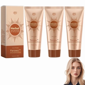 Parowu Spot Removing Face Mask,Herbal Spots Peel-Off Facial Mask, Anti-Aging Anti-Wrinkle Tear-Off Mask,Deep cleans pores and improves facial skin texture (3PCS)