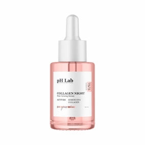 pH Lab Collagen Night Skin Renewal Serum, Improves Skin Elasticity, Renewed and Firming Skin, 1.01 Fl Oz (Pack of 1)