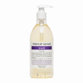 Phillip Adam Lavender Hand and Body Wash with Aloe Vera and Jojoba Oil - Gentle, Moisturizing, Sulfate Free - 13.5 Fl Oz