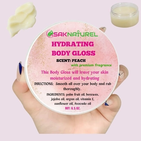 PICK A SCENT: BODY GLOSS Body Glaze Body Butter Donut, Body Glaze Donut, Body Drops Body Oil, Scent From Heaven, Moisturizer, Leaves Skin Soft And Radiant For Dry Skin (PEACH)