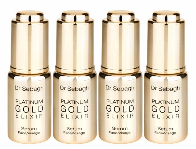 Platinum Gold Elixir Serum rejuvenating face serum 4x10ml