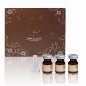 Premium PUA Exosome Treatment Premium Home Aesthetic Skin Care Set for Skin Regeneration Serum Anti Wrinkle and Anti-Aging Face Ampoule for Elasticity Care, 3 Pcs 0.2 fl.oz
