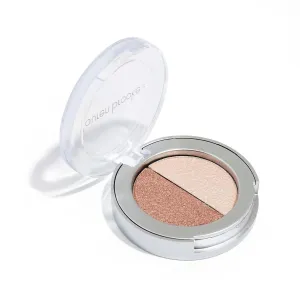 Pressed Eyeshadow Duos, Natural, Organic Makeup (Cappuccino/Pearl)