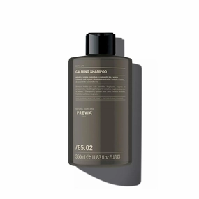 PREVIA Extralife Calming Shampoo | Soothing Formula for Sensitive Scalp | Natural Ingredients & Plant-Based Surfactants | Paraben Free | Gentle Hair Care | 11.83 oz
