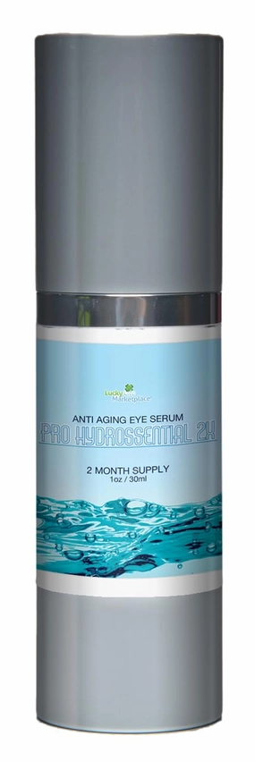 Pro Hydrossential 2x Serum - Anti Aging Eye Serum - Help Improve Dark Circles, Puffy Eyes, Wrinkles, & Eye Bags - Exfoliating Vitamin C Serum with Lactic Acid - Aid Collagen Production & Soothe Skin