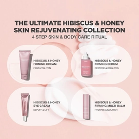 PROOT Hibiscus and Honey Firming Cream   Hibiscus and Honey Eye Firming Cream | Cream & Eye Cream Bundle with Collagen Concentrated Skin Rejuvenating Intensive Complex