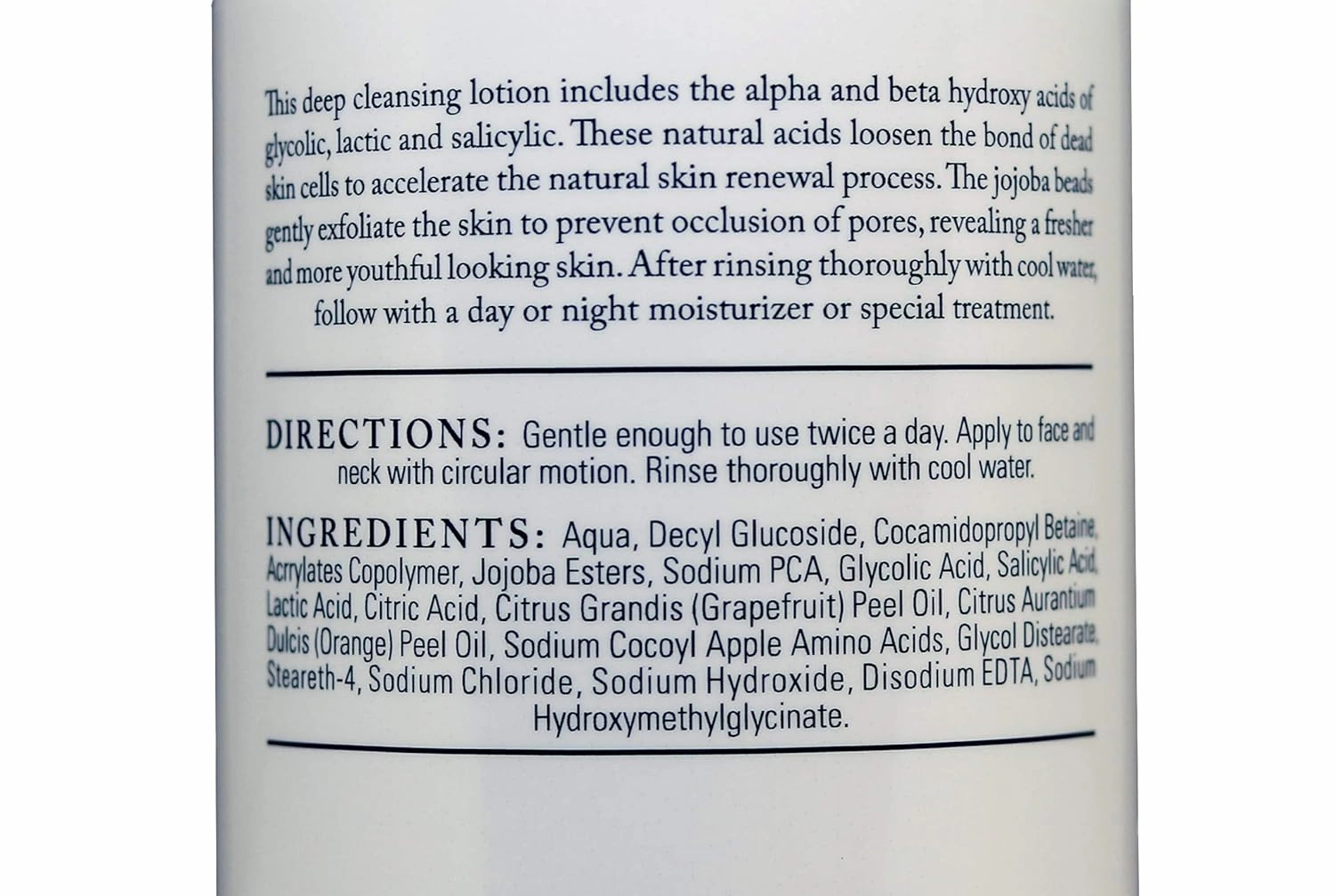 Proper Cleanse AHA/BHA Exfoliating Cleanser with Jojoba Oil 8 oz