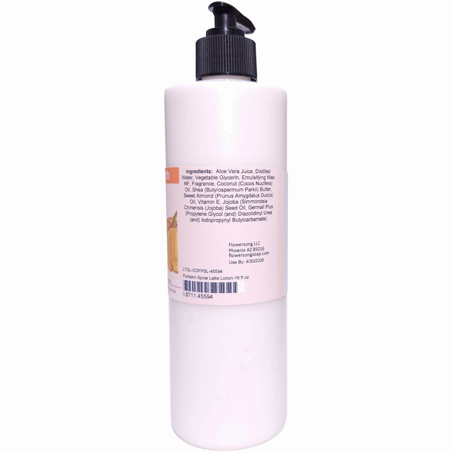 Pumpkin Spice Latte Lotion (16 ounce) - Phthalate Free Fragrance - Absorbs Quickly with a Warm Vanilla Spice Scent