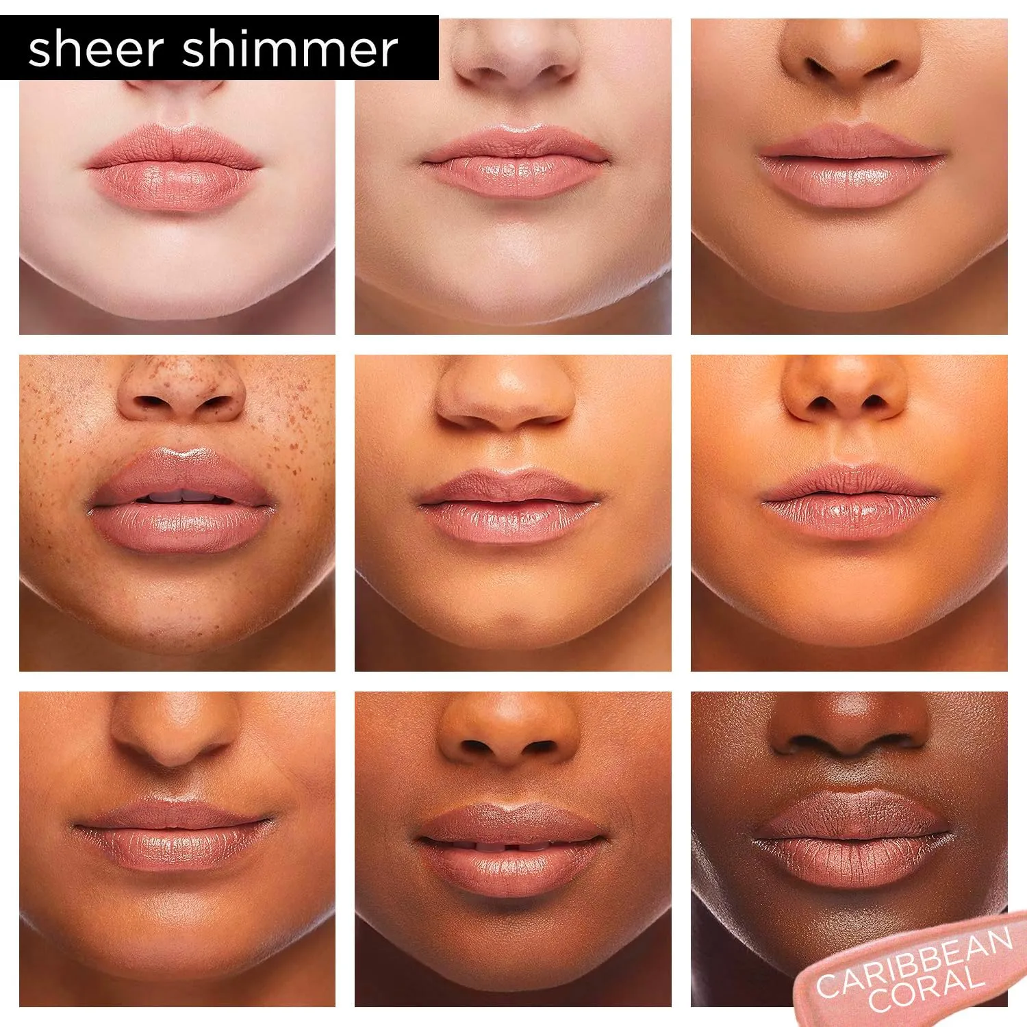 Pure Cosmetics Pure Illumination Lip Gloss - LED-lit Applicator w/Side Mirror - Non-Sticky, Moisturizing & Hydrating Lip Glosses - Soothes & Protects Dry Chapped Lips (Caribbean Coral)