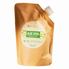 Pure Aloe Vera Gel Refill Pack, Hydrating & Refreshing Gel For Skin & Hair , 500gm Pack of 1