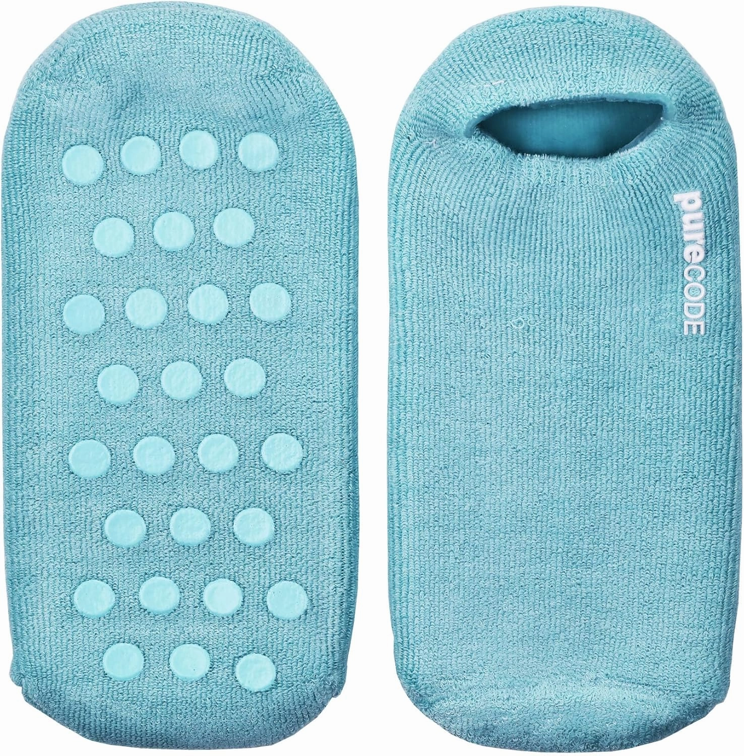 PURECODE Gift Set, Moisturizing Gel Gloves   Moisturizing Gel Socks   100% Pure Organic Argan Oil - Made in USA for Dry Hands and feet
