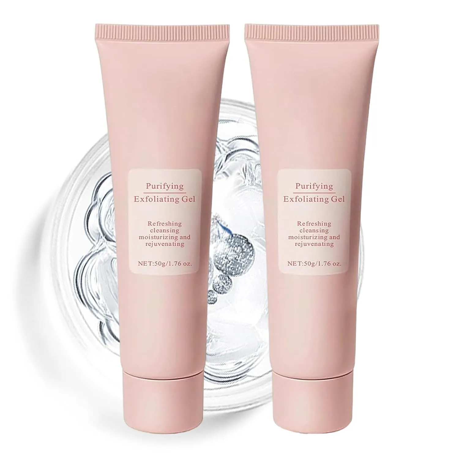 Purifying Exfoliating Gel, Purifying Enzymes Exfoliating Gel, Facial Scrub, Moisturizing and Rejuvenating for Face and Body