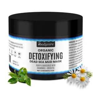 Radiance Revival Dead Sea Mud Mask Whipped Mineral Mask with Organic Evening Primrose, Jojoba, Rosehip and Flaxseed Oils, Hydrating Clay Mask for Smooth Glowing Skin, 8 oz