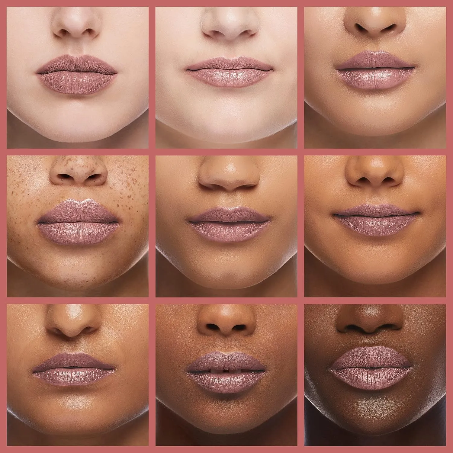 READY TO SHINE Matte Vegan Lipstick with Creamy Satin Finish, Neutral Peach with Rose Tone Lip Color -CRUSH ON YOU (329-Now And Forever)