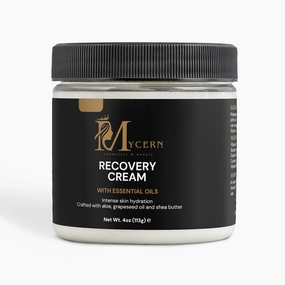 Recovery Cream with Aloe, Shea Butter & Essential Oils – Hydrating Body Moisturizer for Soothing Skin Comfort – 4 oz – Gender-Inclusive, Fast-Absorbing, Made in USA