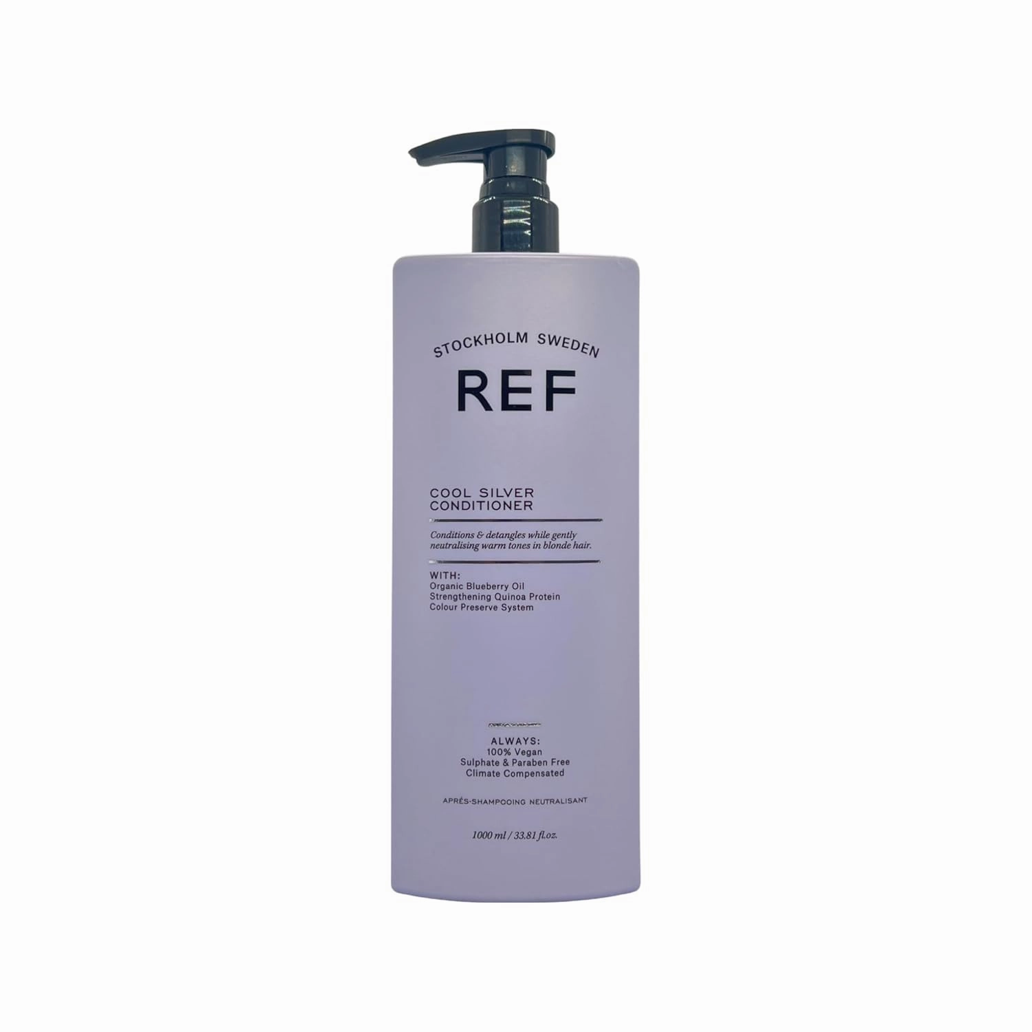 Ref Cool Silver Conditioner 1000ml Conditioner with natural extracts and violet pigments specially selected to protect, strengthen and neutralise unwanted yellow tones