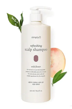 Refreshing Scalp Shampoo | Biotin & Panthenol for Dry, Itchy Scalp | Paraben-Free, Sulfate-Free I Wild Flower I 16.9 fl. oz