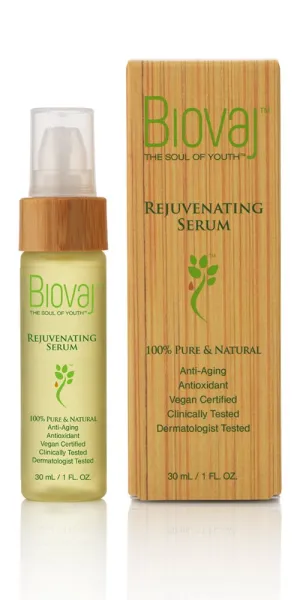 Rejuvenating Serum, Vitamin C, Anti-Aging, Anti-Wrinkle Serum, Fine lines, Firming. Botanical ingredients, Vegan, Natural & Cruelty-Free. All genders & skin types, for unique health care needs.