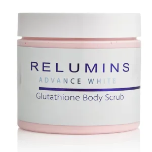 Relumins Premium Body Scrub with Glutathione and Powerful Ingredients – Nourishing Exfoliating Scrub for Smooth, Supple Skin – 400ml