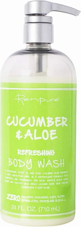 Renpure Originals Cucumber & Aloe Refreshing Body Wash, 24 Ounce