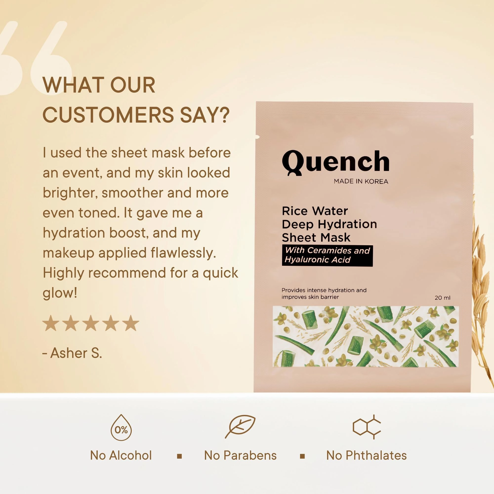 Rice Water Deep Hydration Sheet Mask