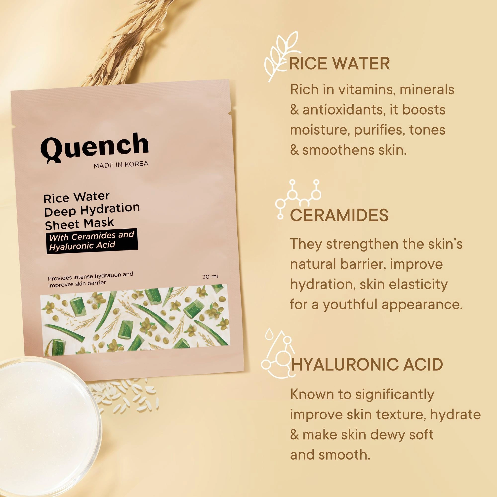 Rice Water Deep Hydration Sheet Mask