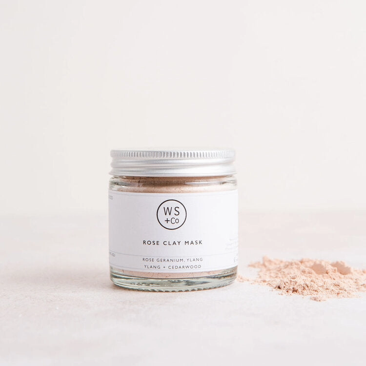 Rose Clay Face Mask from Wild Sage & Co