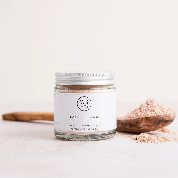 Rose Clay Face Mask from Wild Sage & Co