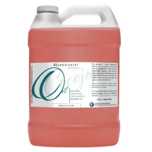 Rosehip Oil for Face Cold Pressed Unrefined cocojojo Pure Natural Rosehip Seed Oil in Bulk 1 GALLON - Moisturizing, Soothing, Hydrating, & Nourishing