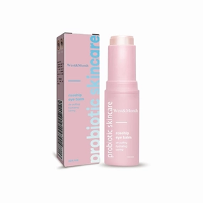 Rosehip Eye Stick, Hydrating Eye Stick Multi Balm Eye Brightener Stick，Gentle and non-irritating, moisturizing, improves puffiness and dark circles caused by the eyes, suitable for all skin colors