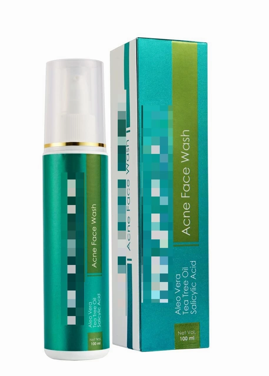 Sa.licylic Ac.id | 2% Salicylic Acid Face Wash for Oily Skin | Anti Acne with Tea Tree Oil, Aloe Vera for Acne Control and Hydration | AHA BHA face wash for Men and Women 100ml
