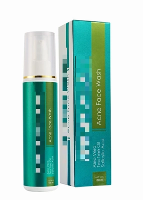 Sa.licylic Ac.id | 2% Salicylic Acid Face Wash for Oily Skin | Anti Acne with Tea Tree Oil, Aloe Vera for Acne Control and Hydration | AHA BHA face wash for Men and Women 100ml