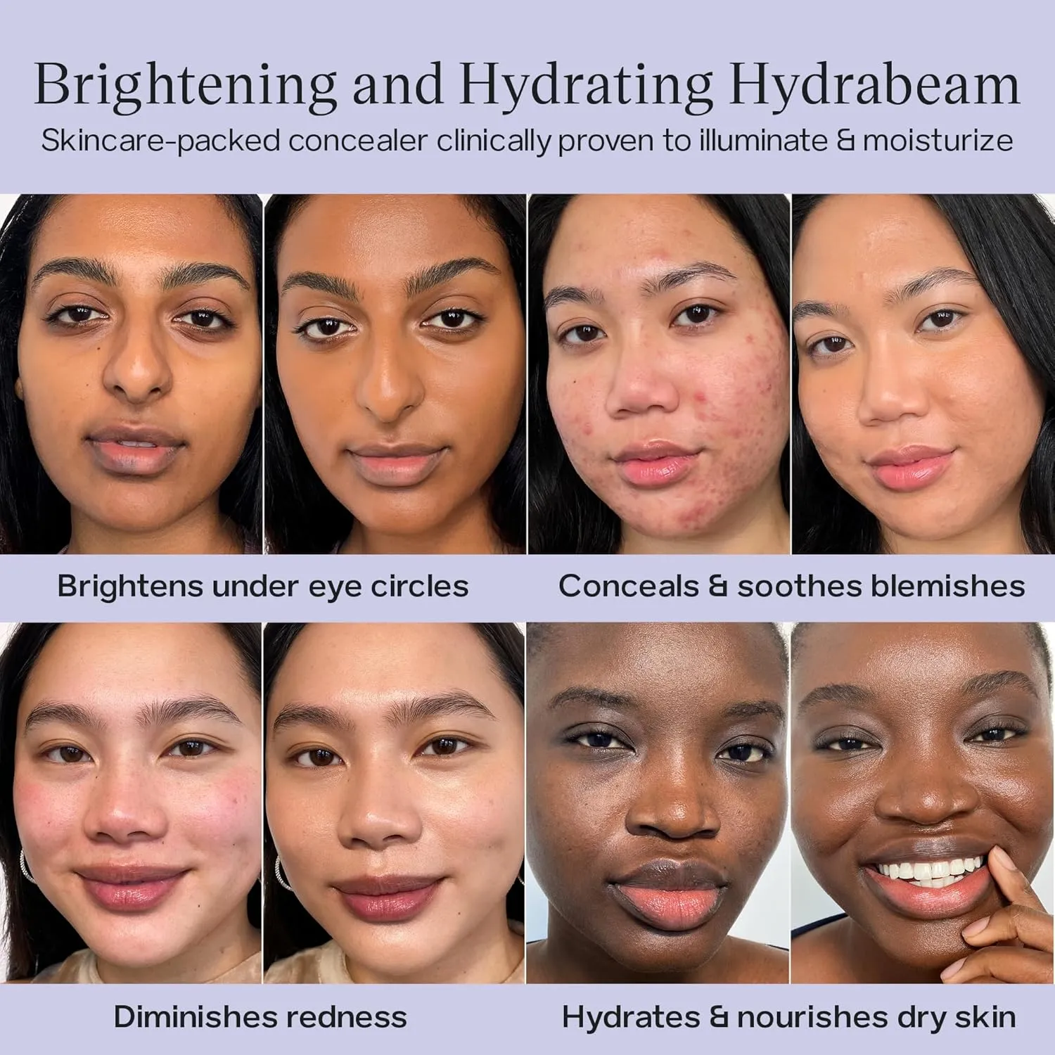 Saie Hydrabeam Under Eye Brightener - Sheer   Hydrating Eye Brightener with Cucumber Extract - Instantly Illuminates Skin for a Radiant Finish - Shade 4 (0.2 oz)