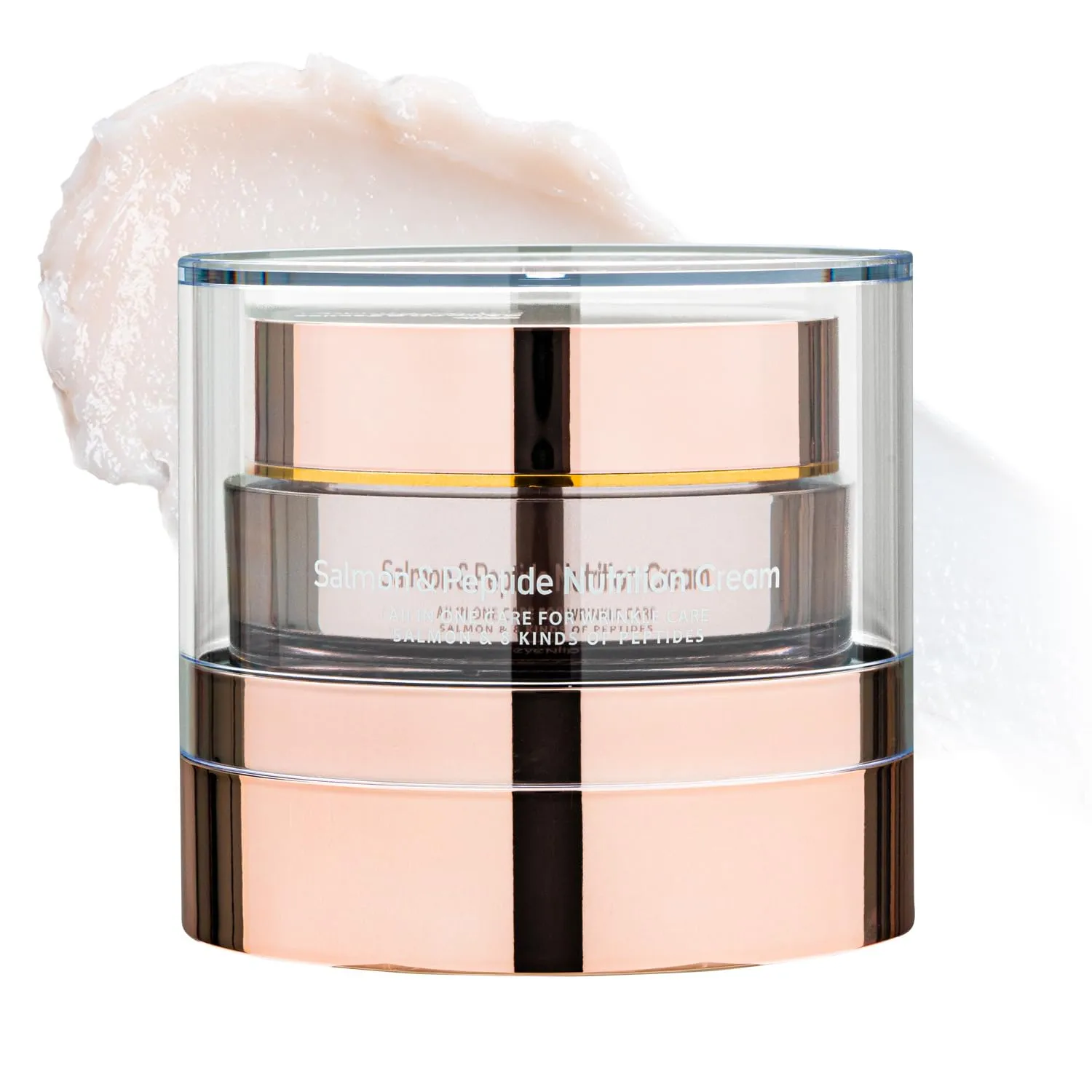 Salmon & Peptide Nutrition Cream – 1.76 fl oz– Deeply Hydrating Face Moisturizer with Collagen & Peptides for Dry, Aging Skin – Korean Skincare for Soothing Redness and Improving Elasticity