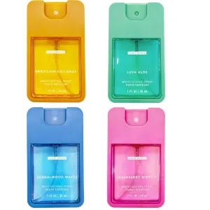 Scent Theory Hand Sanitizer Sprays- 4 combo pack 1 fl oz each