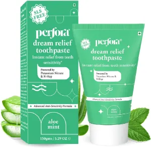 Sensitive Toothpaste - 150 Grams | Instant Sensitivity Relief Toothpaste | SLS Free Toothpaste | No Artificial Sweeteners | Made Safe Certified | Vegan Friendly Gel Toothpaste (Pack of 1)