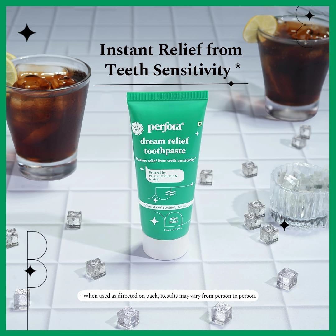 Sensitive Toothpaste - 300 gms (150 gms X 2) | Instant Sensitivity Relief Toothpaste | SLS Free Toothpaste | Made Safe Certified | Vegan Friendly Gel Toothpaste - Aloe Mint (Flavor)(Pack of 2)