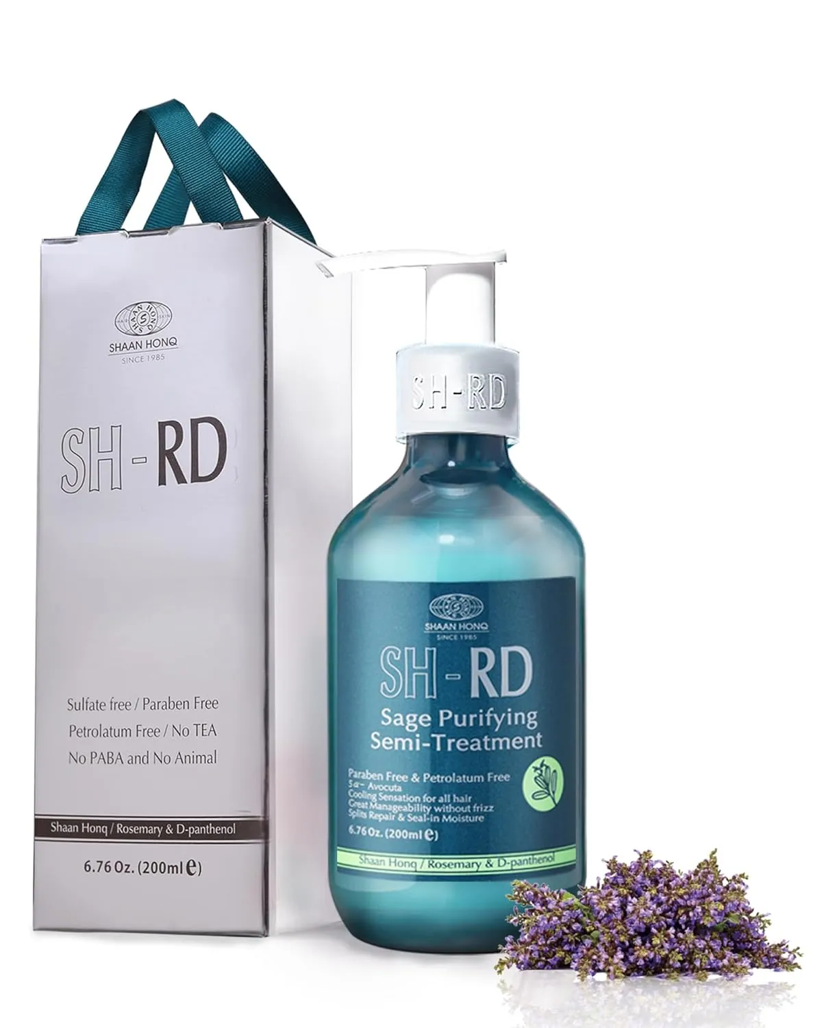 SH-RD Sage Purifying Semi-Treatment for Oily Hair/Scalp | Balancing Conditioner with Clarifying Sage Extract, Protein, Rosemary | Anti-Frizz, Oil-Control Sulfate-Free Conditioner - 6.76oz/200ml
