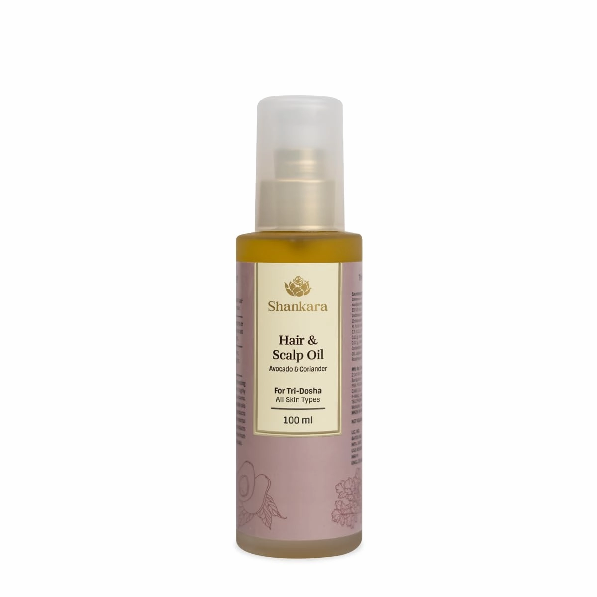 Shankara Hair and Scalp Oil for Women and Men with Avocado, Alma, Lavender, and Vitamin-E – Perfect Organic Hair oil for Hair Growth, Conditioning Damaged Hair, and Treating Scalp (100ml)