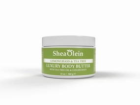 Shea Olein Luxury Body Butter (Lemongrass & Tea Tree Luxury Body Butter (12oz))